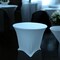Stretch Spandex Fitted Tablecloth 36 Inch Round Wrinkle Free with Reinforced Leg Pockets